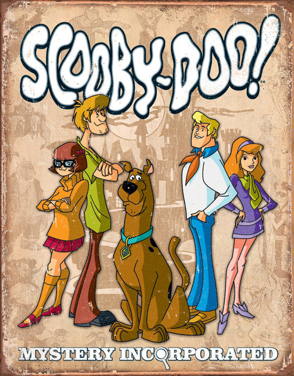 Tin Signs Scooby Doo! Mystery Inc