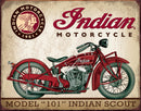 Tin Signs Indian Scout Motorcycle
