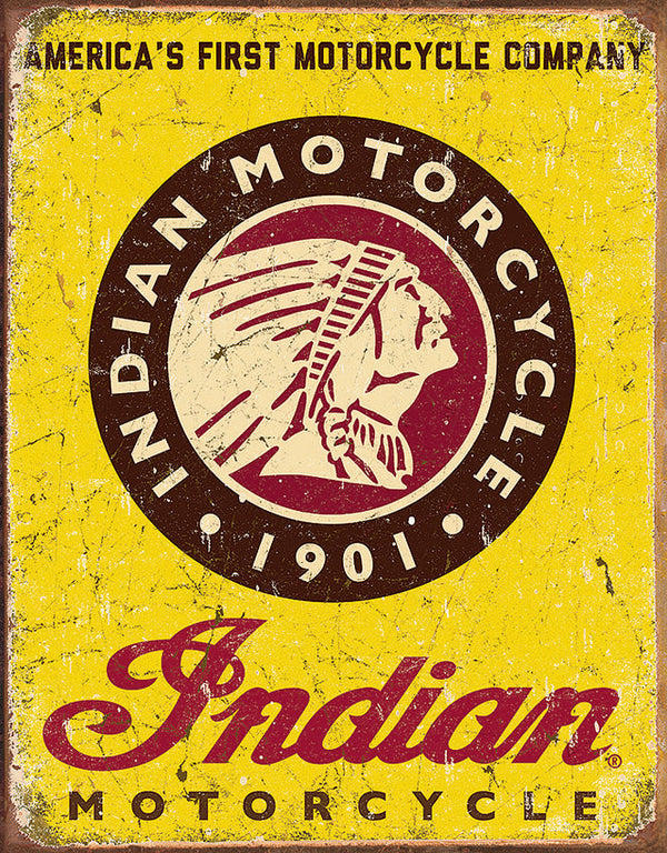 Tin Signs Indian Since 1901