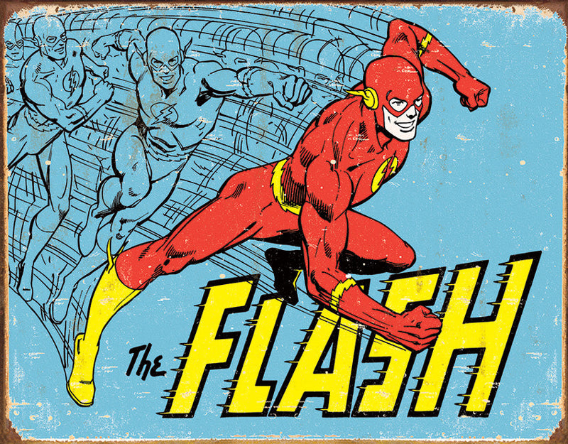 Tin Signs The Flash Retro