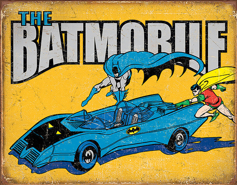Tin Signs The Batmobile