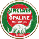 Tin Signs Sinclair Opaline Round