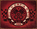 Tin Signs Live Fast Ride Free