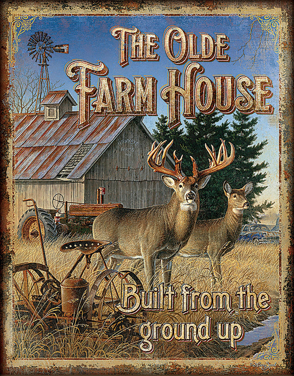 Tin Signs The Olde Farmhouse