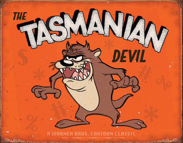 Tin Signs Tasmanian Devil