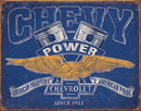 Tin Signs Chevy Power