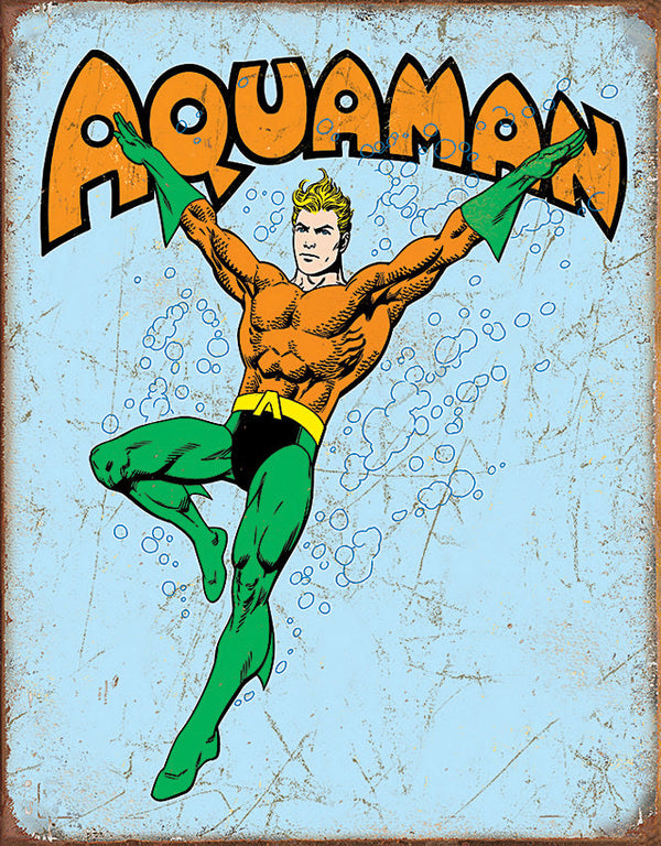 Tin Signs Retro Aquaman