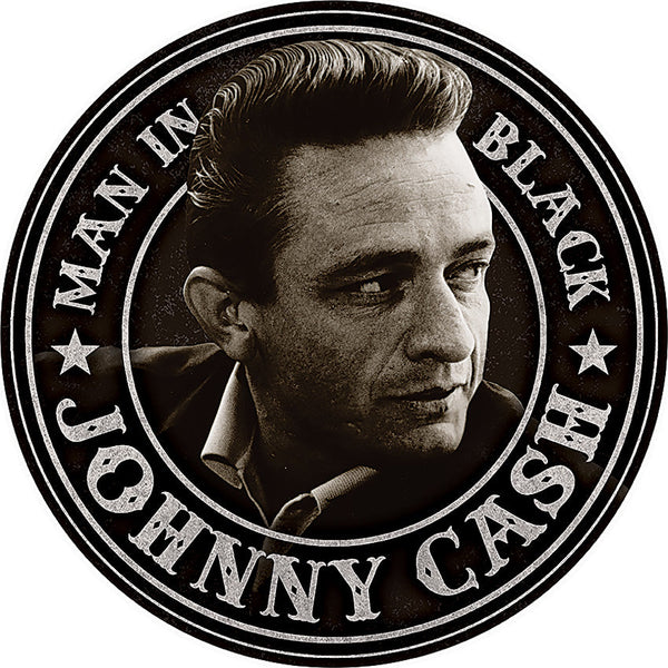 Tin Signs Johnny Cash Man In Black