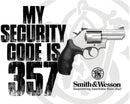 Tin Signs S&W Security Code 357