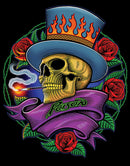 Tin Signs Poison Rose Skull
