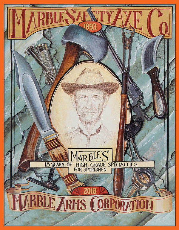 Tin Signs Marbles Safety Axe Tin Sign
