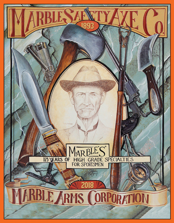 Tin Signs Marbles Safety Axe Tin Sign