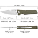 TRIVISA Orion Linerlock Green