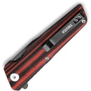 TRIVISA Orion Linerlock Black/Red