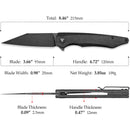 TRIVISA Lynx Linerlock Blackout