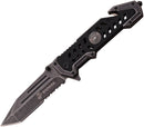 USMC Marines Linerlock A/O Black