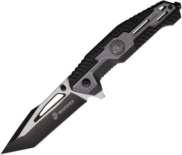 USMC Linerlock A/O Black/Gray