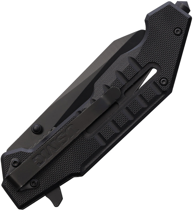 USMC Linerlock A/O G10 Black