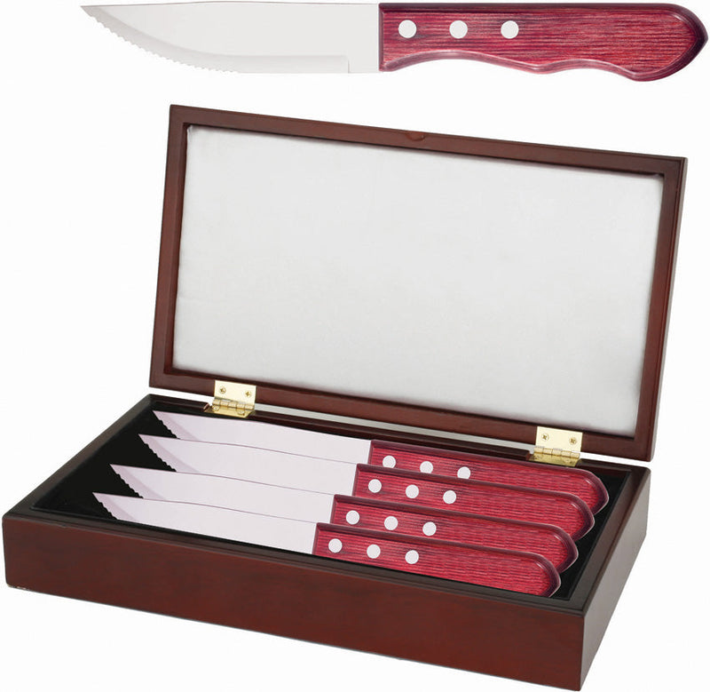 Utica Big Red Steak Knife Set