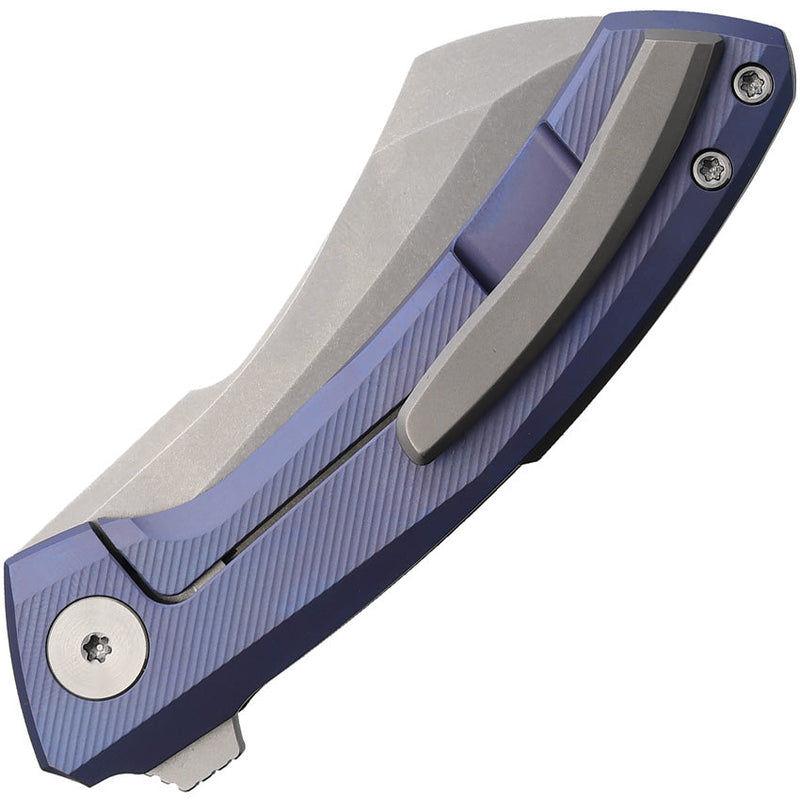 Vanguard Mini Cleaver Framelock Blue
