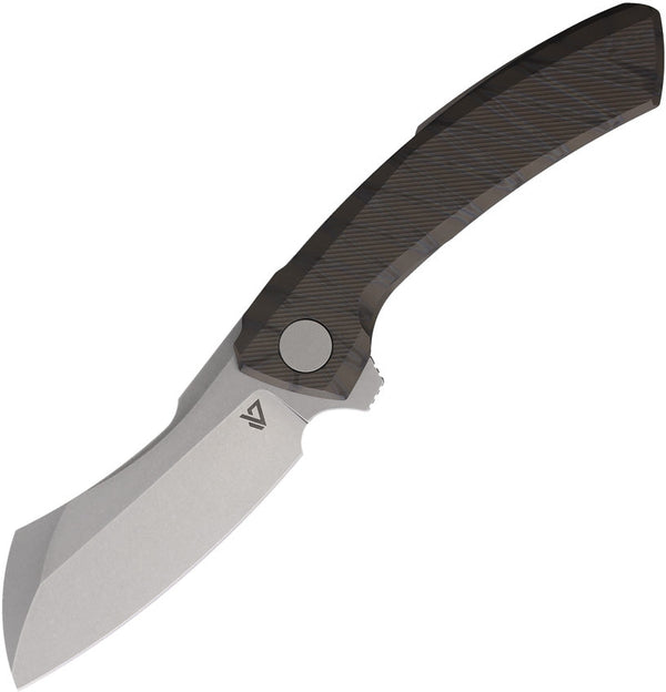 Vanguard Mini Cleaver Framelock Flame