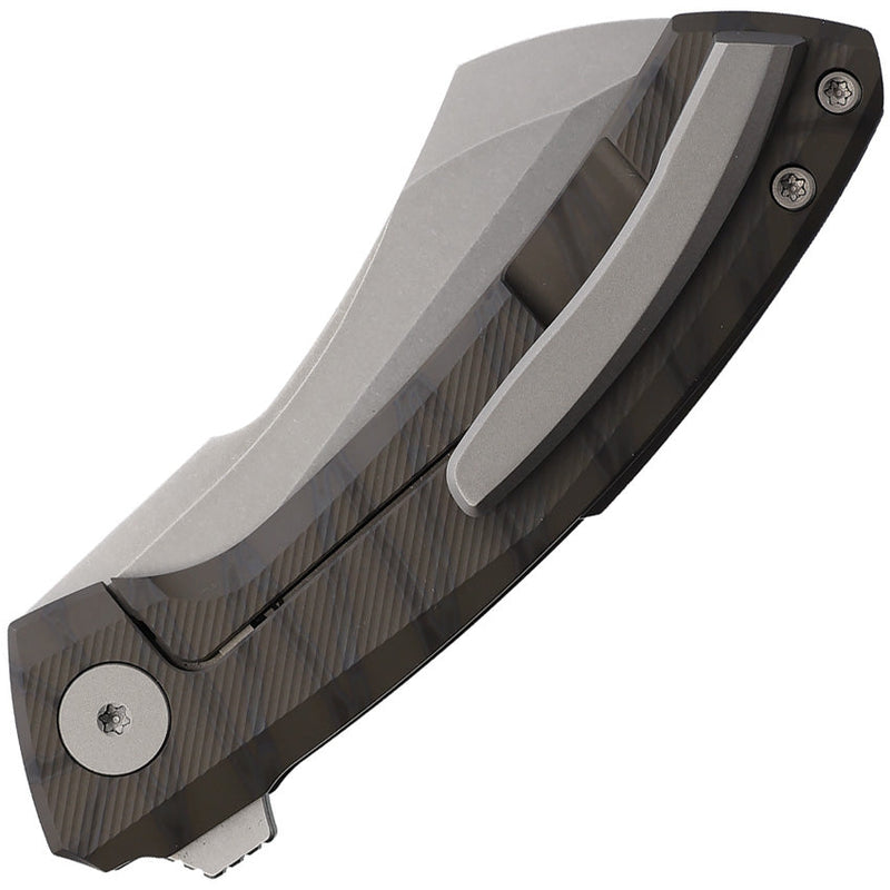 Vanguard Mini Cleaver Framelock Flame