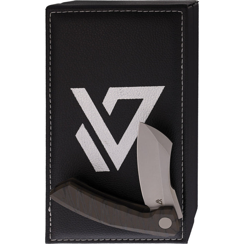 Vanguard Mini Cleaver Framelock Flame