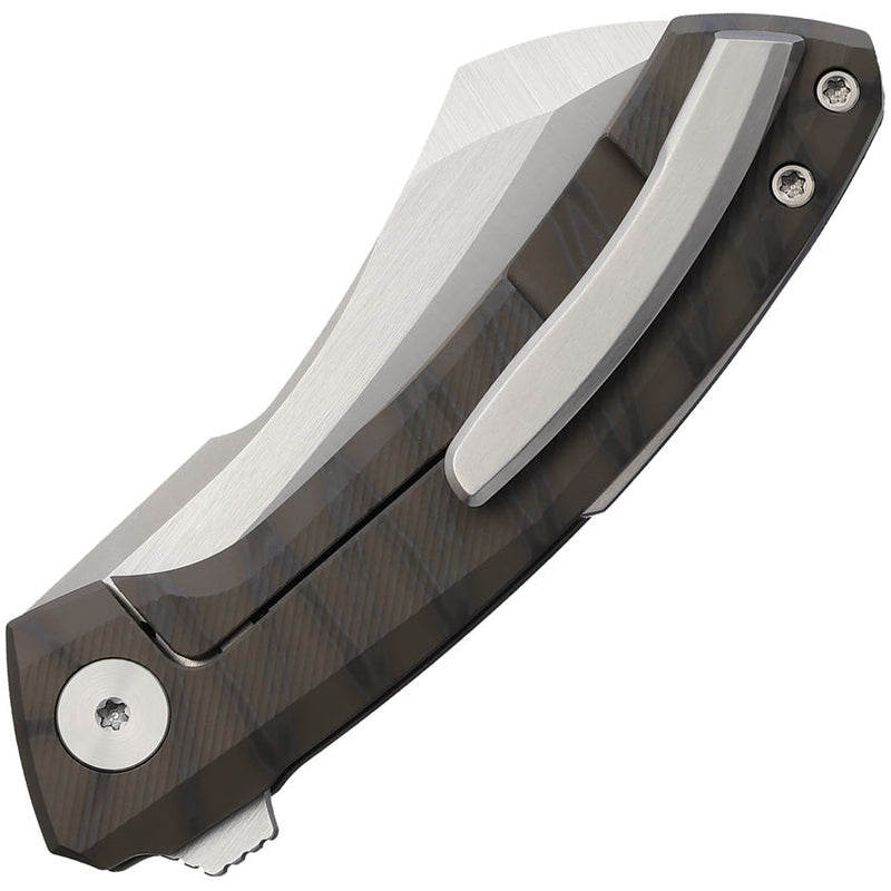 Vanguard Mini Cleaver Framelock Flame