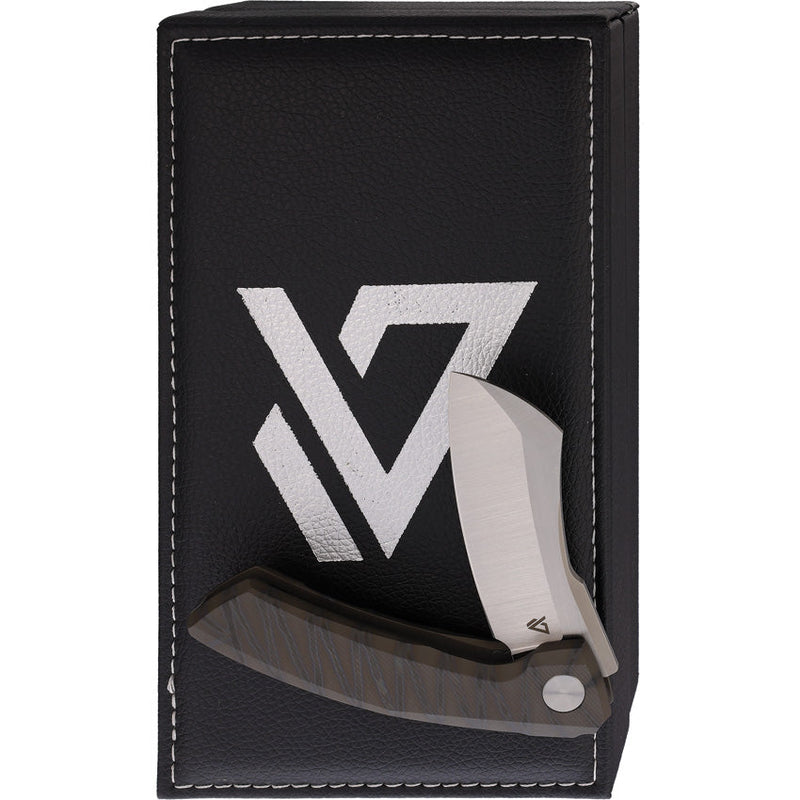 Vanguard Mini Cleaver Framelock Flame