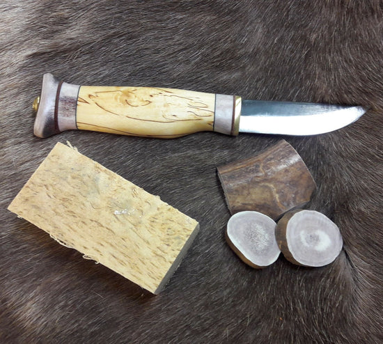 Wood Jewel Visa birch & Reindeer antlers