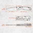 Vosteed Psyop 299 Top Linerlock Black