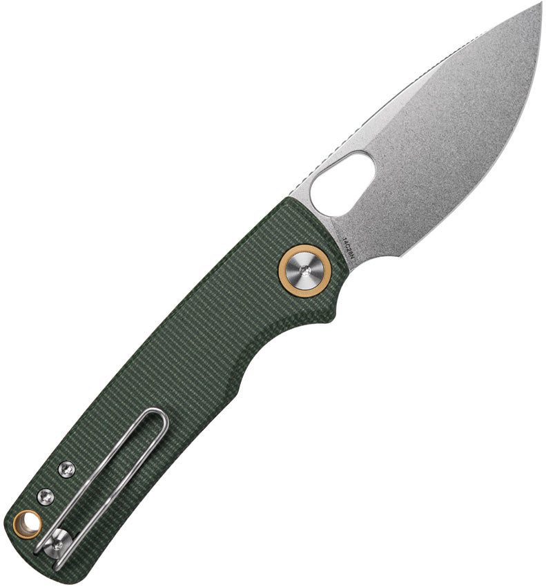Vosteed Porcupine Top Linerlock Green