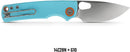 Vosteed Porcupine Top Linerlock Blue