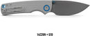 Vosteed Porcupine Top Linerlock Gray