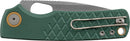 Vosteed Porcupine Top Linerlock Grn