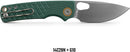 Vosteed Porcupine Top Linerlock Grn