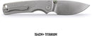 Vosteed Porcupine TiSlim Top Linerlock