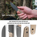 Vosteed Mink Fixed Blade Tan G10