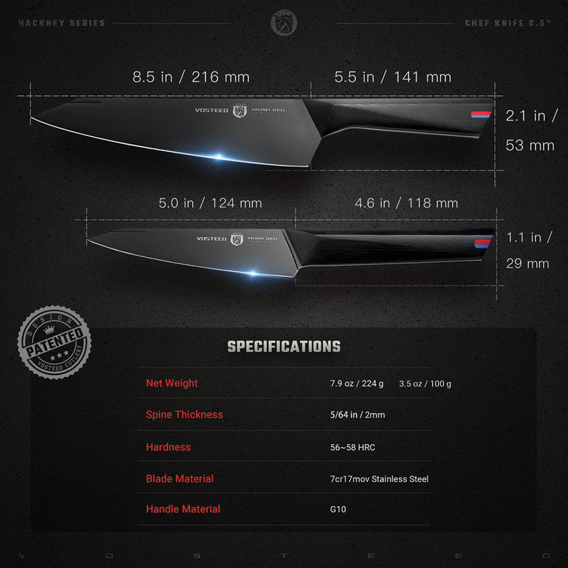 Vosteed Hackney Knife Set