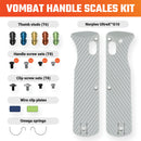 Vosteed Vombat Handle Scales Gray G10