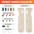 Vosteed Vombat Handle Scales Bamboo