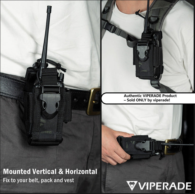 Viperade CHA1 Radio Pouch Black