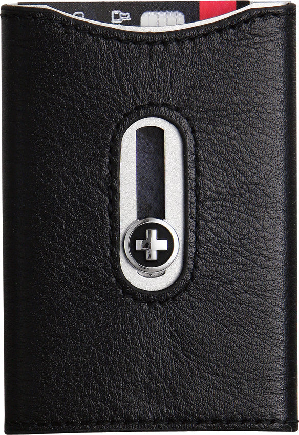 Wagner Swiss Wallet Black w/Silver