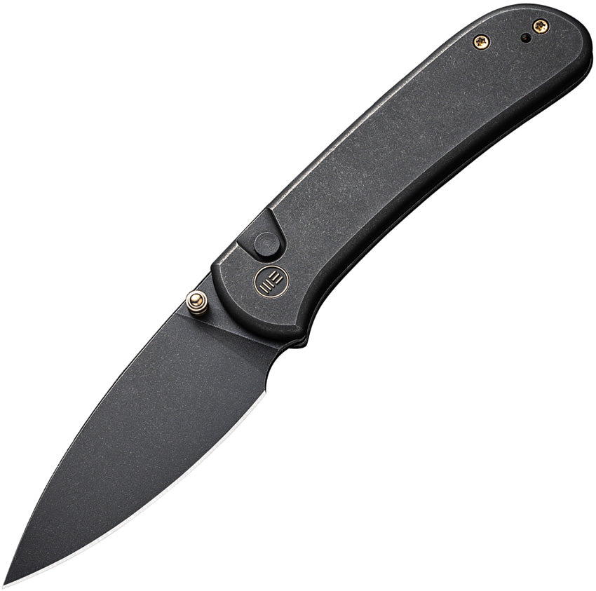 We Knife Co Ltd Qubit Button Lock Black