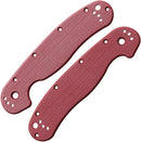 Way of Knife & EDC Gear House RAT 1 Scales Micarta Red