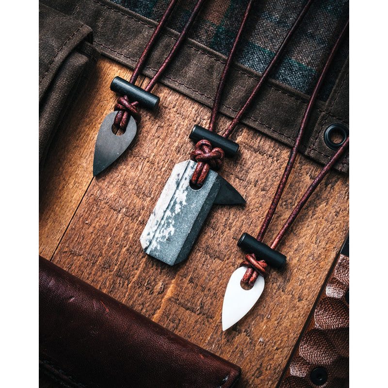 Wazoo Survival Gear Viking Spark Necklace Black