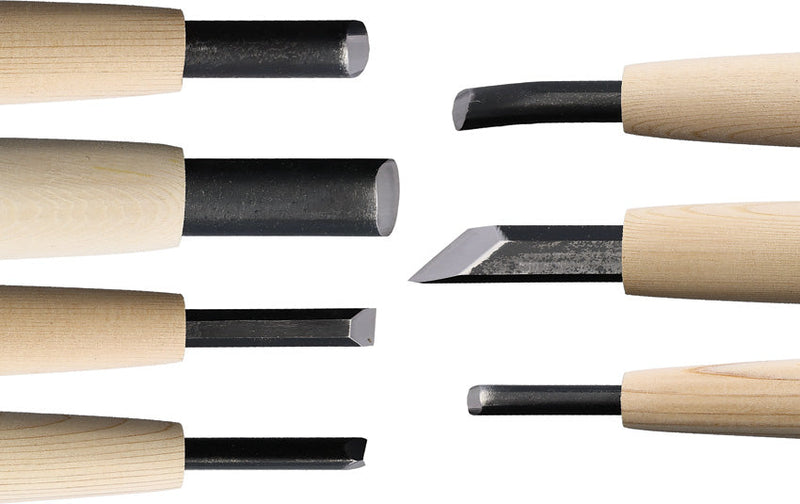 Yoshiharu Woodcarving Knife 7pcs Set
