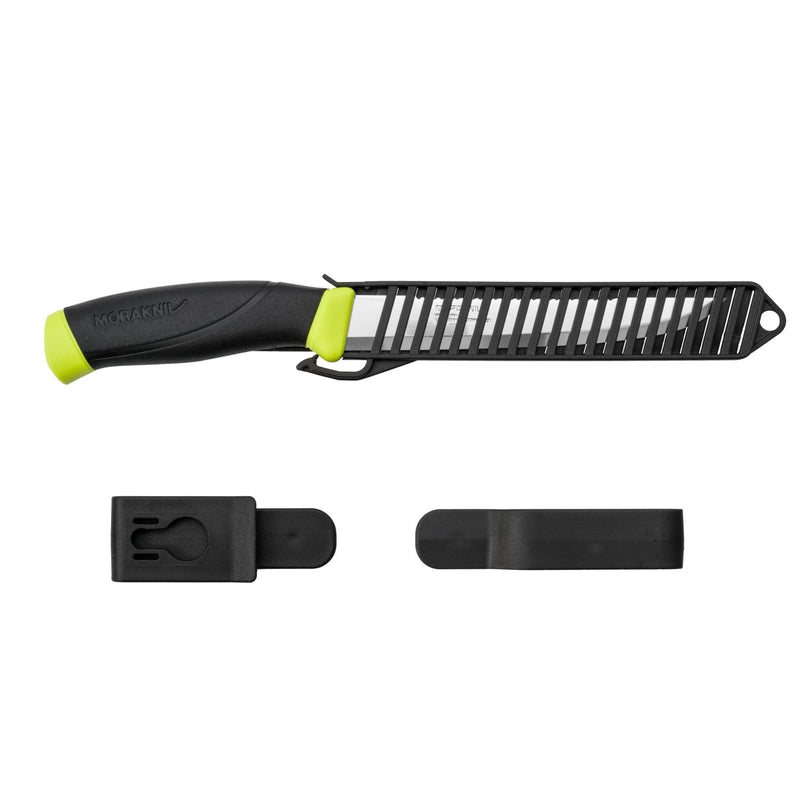 Morakniv®  Fishing Comfort Scaler 150 -  Stainless Steel - Black / Lime  13870