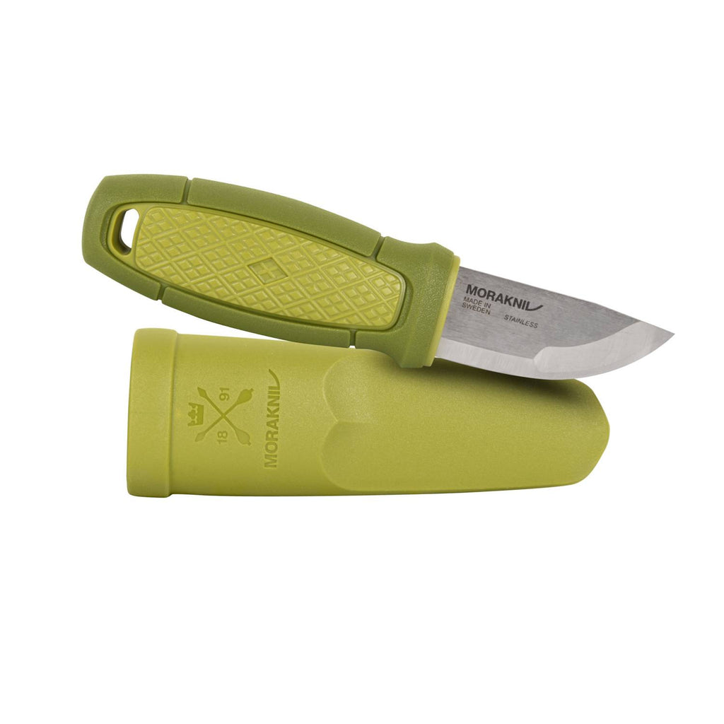 Mora Eldris Hunting 14237 Green Orange, neck knife for hunting, includes  sheath and belt loop