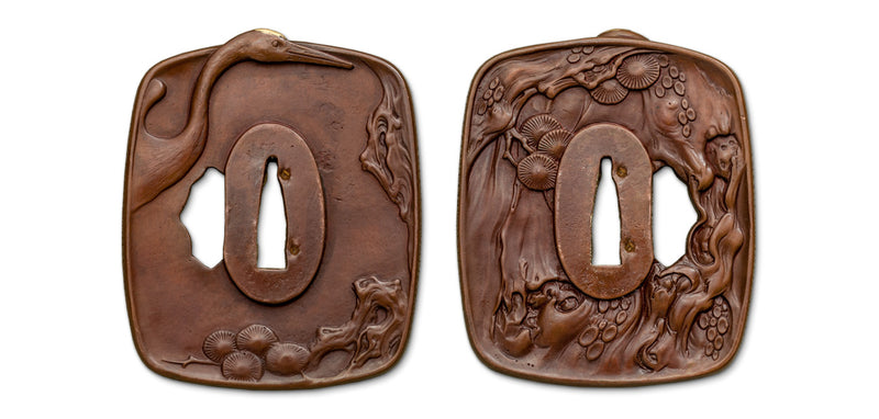 Dragon King Pine Crane Wakizashi